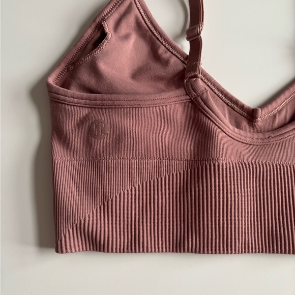 Lululemon Dusty Rose Sports Bra - Picture 3 of 3